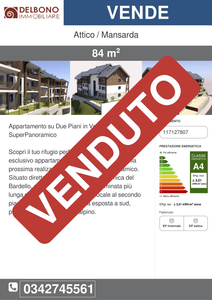 sub 6 – Trilocale con soppalco abitabile